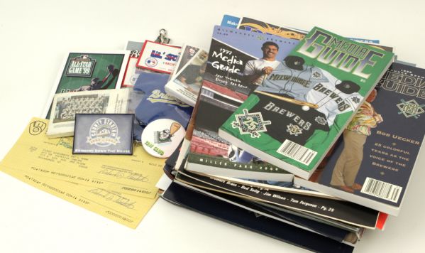 1971-98 Milwaukee Brewers Program Yearbook & Media Guide Collection 