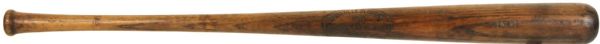 1920s Lenard (sp) Dutch? H&B Louisville Slugger Professional Model Game Used Bat - 1919 Reds - 1927 Yankees - (MEARS LOA)