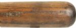 1920's Lenard (sp) Dutch? H&B Louisville Slugger Professional Model Game Used Bat - 1919 Reds - 1927 Yankees - (MEARS LOA)