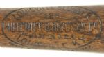 1927 Walter Rehg H&B Louisville Slugger Side Written Professional Model Game Used Bat - 1919 Reds - Red Sox - (MEARS A9)
