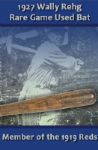 1927 Walter Rehg H&B Louisville Slugger Side Written Professional Model Game Used Bat - 1919 Reds - Red Sox - (MEARS A9)