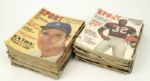 1965-87 SPORT and Inside Sports Publications - Lot of 54 w/ Wilt Chamberlain Sandy Koufax Jim Brown