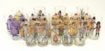 1973-86 Collection of 48 Glasses & Cups Including 