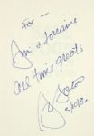 1984-2004 Sporting Greats Signed Book - Lot of 5 w/ OJ Simpson Gordie Howe Phil Simms Michael Strahan - JSA 