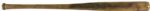 1927 Johnny Schulte H&B Louisville Slugger Lathe Bat (MEARS Auction LOA)