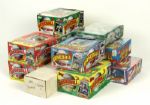 1987-93 Baseball Card Unopened Box Collection - Lot of 10 With 44 Extra Unopened Packs 