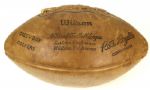 1965 Green Bay Packers Team-Signed Wilson Rozelle Football w/ 45 Sigs Incl. Vince Lombardi Henry Jordan Ray Nitschke Paul Hornung Willie Davis Herb Adderley Jim Taylor Bart Starr - JSA