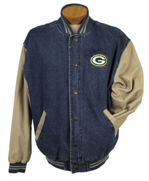 1990s Ray Nitschke Green Bay Packers Signed Jacket - JSA 