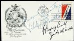 1959-93 Boxing Greats Signed First Day Cover - Lot of 2 With Raging Bull Jack LaMotta & Wife/Carmen Basilio Boom Boom Mancini