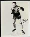 Tony Zale Boxing Great Signed 8" x 10" Photo - JSA 