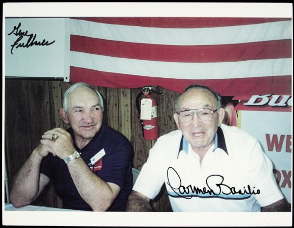 Carmen Basilio & Gene Fullmer Signed 8" x 10" Photo - JSA 
