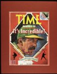 1981 Billy Martin Oakland As Yankees Signed TIME Magazine Cover - JSA 