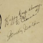 1940s Mickey Walker Signed 10 x 13 Artwork - JSA 