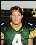 1990s Brett Favre Green Bay Packers Original 11" x 14" Vern Biever Photo - Biever Estate 