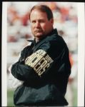 1990s Mike Holmgren Green Bay Packers Original 11 x 14 Photo Vern Biever Estate - Lot of 3 Biever Stamp