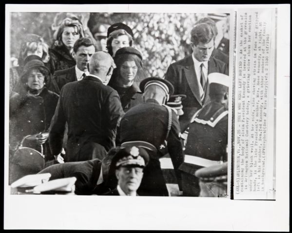 1963 John F. Kennedy Funeral Procession Washington DC "Rogers Photo Archive" Original 11" x 14" Photos (Chicago Sun-Times Hologram/MEARS Photo LOA) - Lot of 2