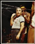 1970s Wilt Chamberlain Los Angeles Lakers At Mecca Original 11" x 14" Photo - Vern Biever Photo & Stamp