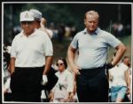 1960s Vince Lombardi Green Bay Packers & Jack Nicklaus Golf Session 11" x 14" Vern Biever Photo w/ Biever Stamp