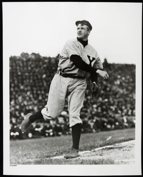 1907 Chrisy Mathewson New York Giants Jumbo 16" x 20" Original Photo (MEARS Photo LOA)
