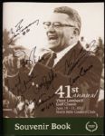 2011 Vince Lombardi Green Bay Packers Golf Classic Signed Program - JSA 