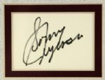 Sonny Jurgensen Washington Redskins Signed Cut Display - JSA 
