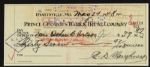 1948 Clark Shaughnessy The Father of The T-Formation Signed Check Display - JSA 