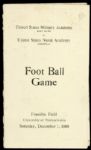 1900 US Army vs. Navy Football Game Scorecards Franklin Field Sixth Game Between The Two 