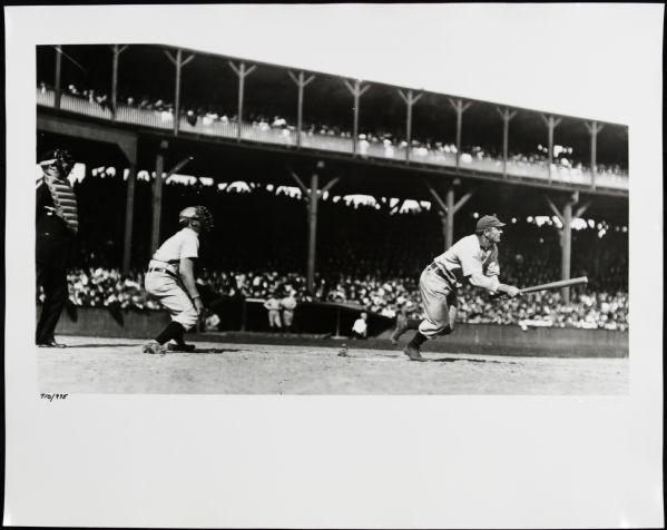 1901-06 Honus Wagner Pittsburgh Pirates Jumbo 16" x 20" Original Photo (MEARS Photo LOA) - Lot of 2