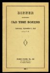 1941 Old Time Boxers Program - With Jack Jeffries 