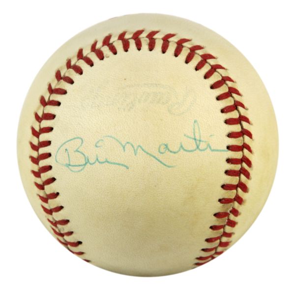 1980s Billy Martin New York Yankees Single Signed OAL (MacPhail) Baseball - JSA 