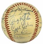 1951 Brooklyn Dodgers Team Signed ONL (Frick) Baseball w/ 24 Sigs. Incl. Jackie Robinson Roy Campanella Duke Snider - JSA Full Letter