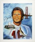 Joe Montana San Francisco 49ers Signed 16 x 20 Lithograph Print - JSA