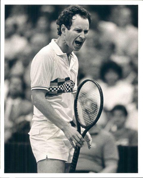 1970-90s Tennis - John McEnroe Boris Becker "TSN Collection Archives" Original 8" x 10" Photo (Sporting News Collection Hologram/MEARS Photo LOA) - Lot of 28
