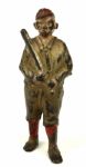 1920s Cast Iron Baseball Player Bank 