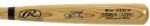 2010-11 Starlin Castro Chicago Cubs Signed Full Size Bat & Bobblehead - JSA 