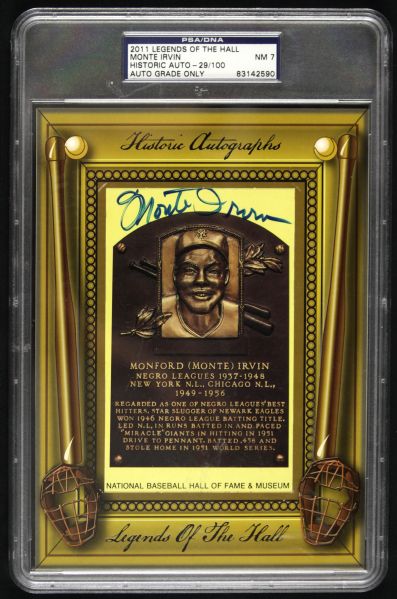 Collection of Signed Yellow Hall of Fame Postcards - 14 With Catfish Hunter Don Drysdale (2) Warren Spahn Bill Terry Lee MacPhail - JSA 