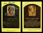 Collection of Signed Yellow Hall of Fame Postcards - 14 With Catfish Hunter Don Drysdale (2) Warren Spahn Bill Terry Lee MacPhail - JSA 