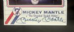 1980s Mickey Mantle New York Yankees Signed Sports Impressions Postcard & Mantle Rawlings Store Model Glove 
