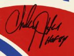 1980s Massive Pro Football Hall of Fame Festival 20 x 20 Signed Sign w/ Gino Marchetti Boby Lilly Joe Perry Charley Taylor Leroy Kelly - JSA 