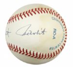 1980s Milwaukee Brewers Greats Signed Baseball w/ Robin Yount Jim Ganter Paul Molitor - Lot of 2 - JSA 