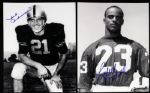 1970s-80s Football Signed Photo & Check Collection - Lot of 26 With Joe Namath Crazylegs Hirsch Dierdorf Dickerson Stabler Boomer - JSA 