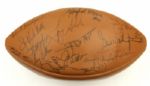 1975 San Francisco 49ers Team Signed Football w/ 37+ Signatures Incl. Steve Spurrier Bullet Bob Hayes - JSA
