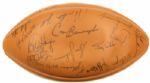 1975 San Francisco 49ers Team Signed Football w/ 37+ Signatures Incl. Steve Spurrier Bullet Bob Hayes - JSA