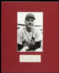 Ken Boyer St. Louis Cardinals Signed Cut Display - JSA 