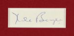 Ken Boyer St. Louis Cardinals Signed Cut Display - JSA 