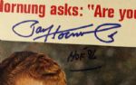 1960s Paul Hornung Green Bay Packers Signed 20 1/2 x 13 1/2 Advertisement - JSA