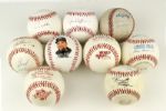 1980s Milwaukee Brewers Signed Baseball - Lot of 9 - JSA