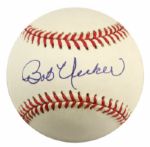 1980s Bob Uecker Milwauikee Brewers Single Signed & Multi Signed OAL Baseballs - JSA