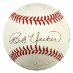 1980s Bob Uecker Milwauikee Brewers Single Signed & Multi Signed OAL Baseballs - JSA