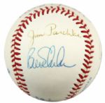1980s Bob Uecker Milwauikee Brewers Single Signed & Multi Signed OAL Baseballs - JSA